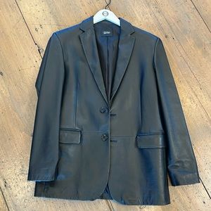 LAMARQUE black leather blazer